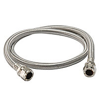 Compression Stainless steel Flexible Hose 428801-WNP, (L)1m (Dia)15mm