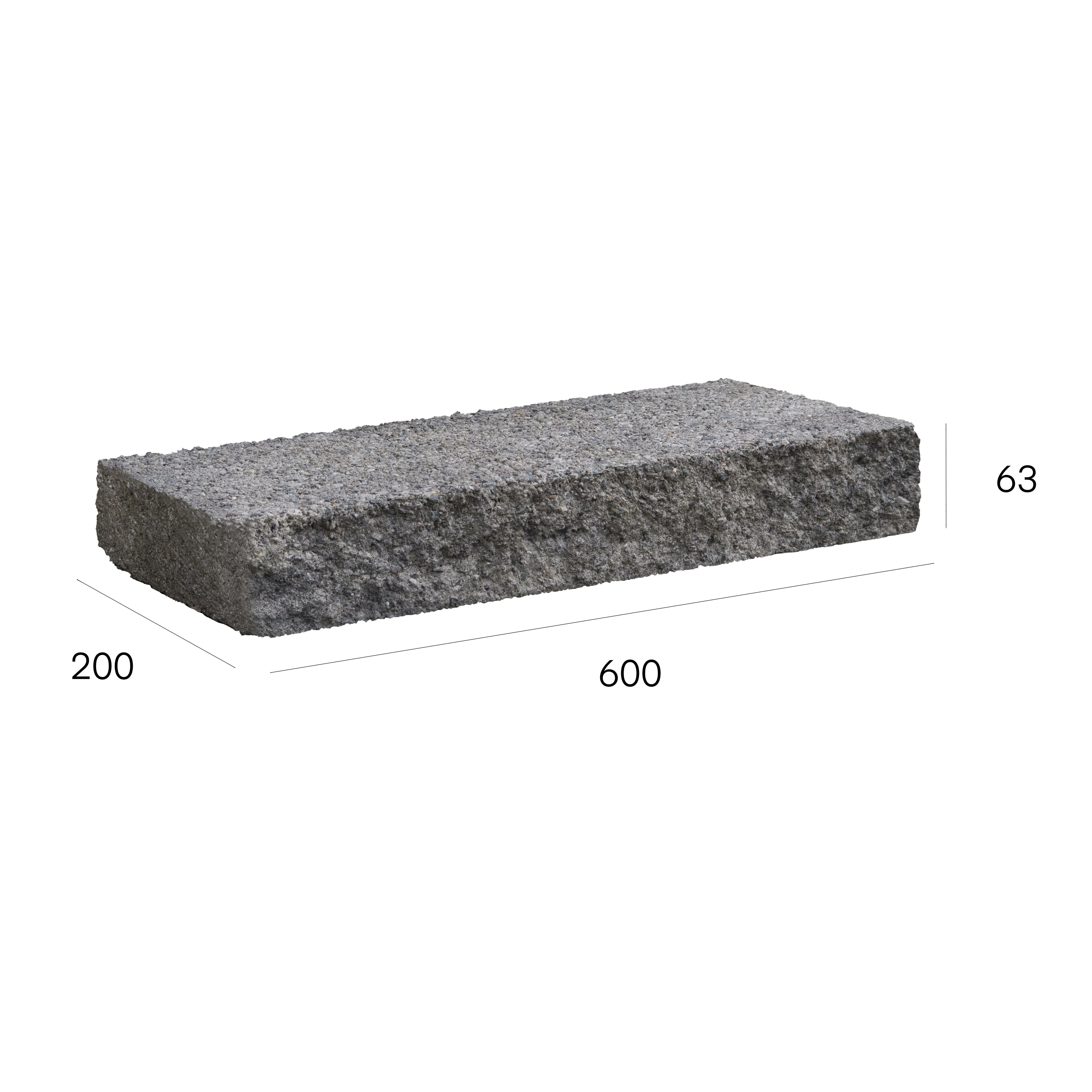 Connemara Raven white Wall capping (L)600mm (T)63mm