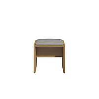 Consort Pandora Oak effect Dressing table stool