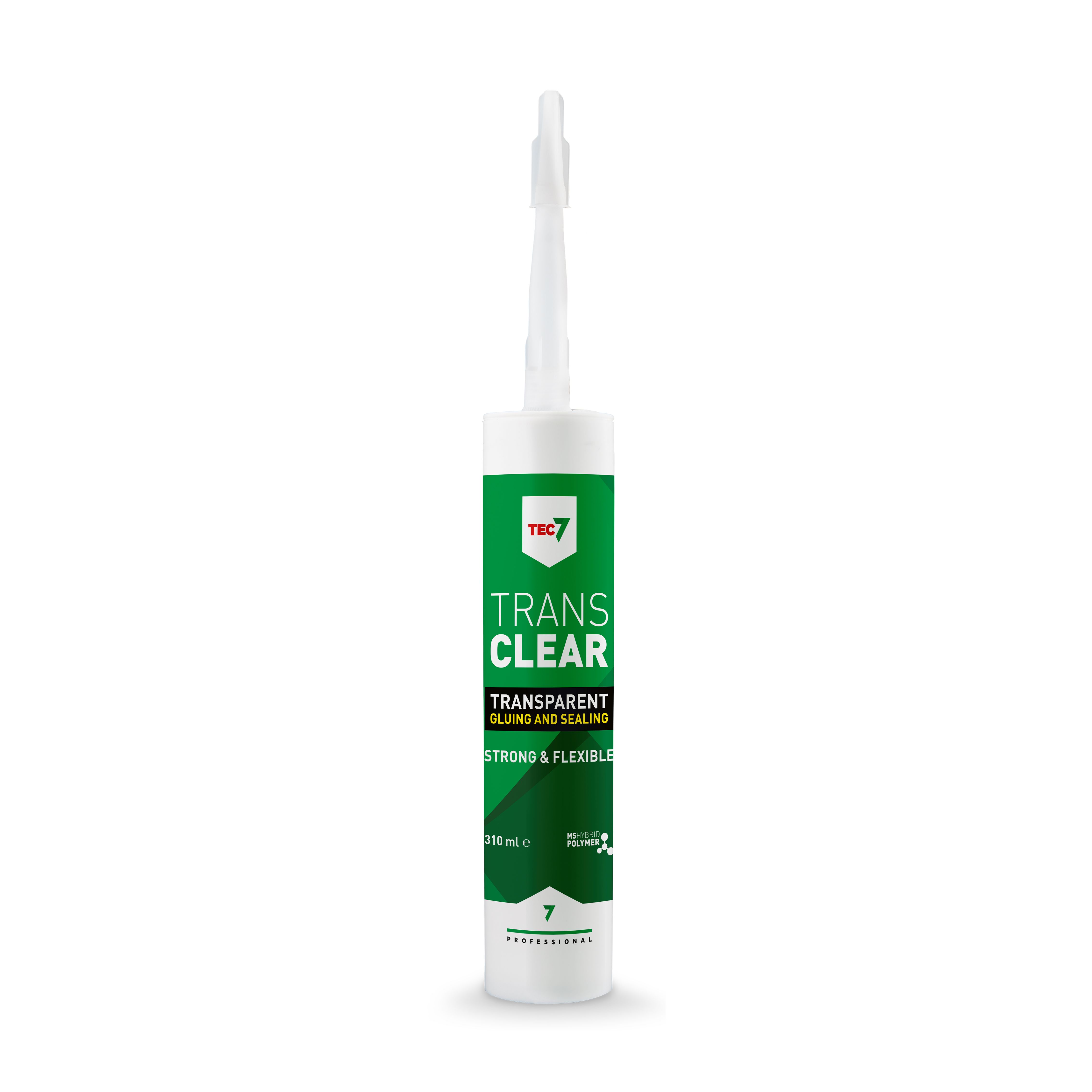 Contech TEC7 Transparent Waterproof Grab adhesive & sealant 350g, Volume 310ml
