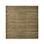 Contemporary Double slatted Double slatted Wooden Fence panel (W)1.8m (H)1.8m, Pack of 4