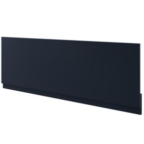 Contemporary Matt Blue Rectangular Front Bath panel (H)51cm (W)170cm