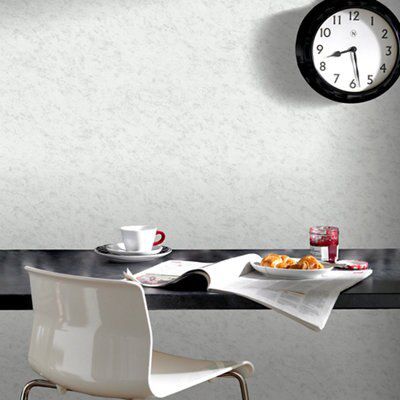 Contour Grey Glitter effect Limestone Embossed Wallpaper