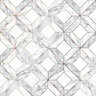 Contour Grey Marble marquetry Wallpaper