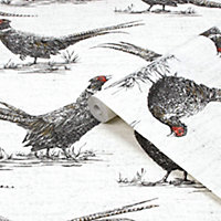 Contour Multicolour Pheasant Smooth Wallpaper