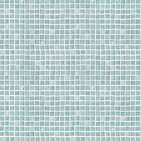 Contour Spectrum Duck egg Mosaic Tile effect Textured Wallpaper