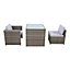 Cony Light brown 2 seater Dining set
