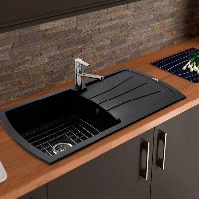 Cooke & Lewis 1 Bowl Kitchen sink & tap set