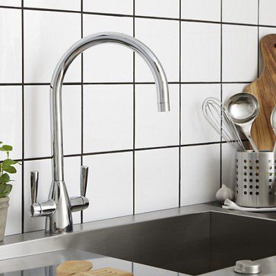Cooke & Lewis 1 Bowl Kitchen sink & tap set