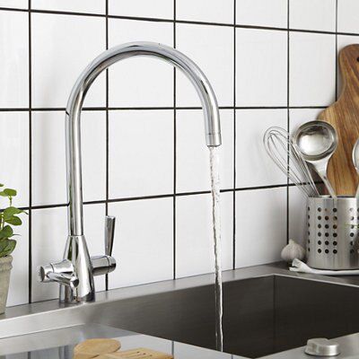 Cooke & Lewis 1 Bowl Kitchen sink & tap set
