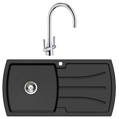 Cooke & Lewis 1 Bowl Kitchen sink & tap set