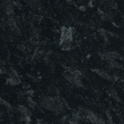 Cooke & Lewis 28mm Gloss Black Stone effect Laminate Round edge Bathroom Worktop, (L)2000mm