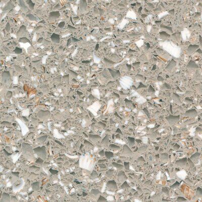 Cooke & Lewis 34mm Permian Beige & brown Resin Round edge Kitchen Worktop, (L)3000mm