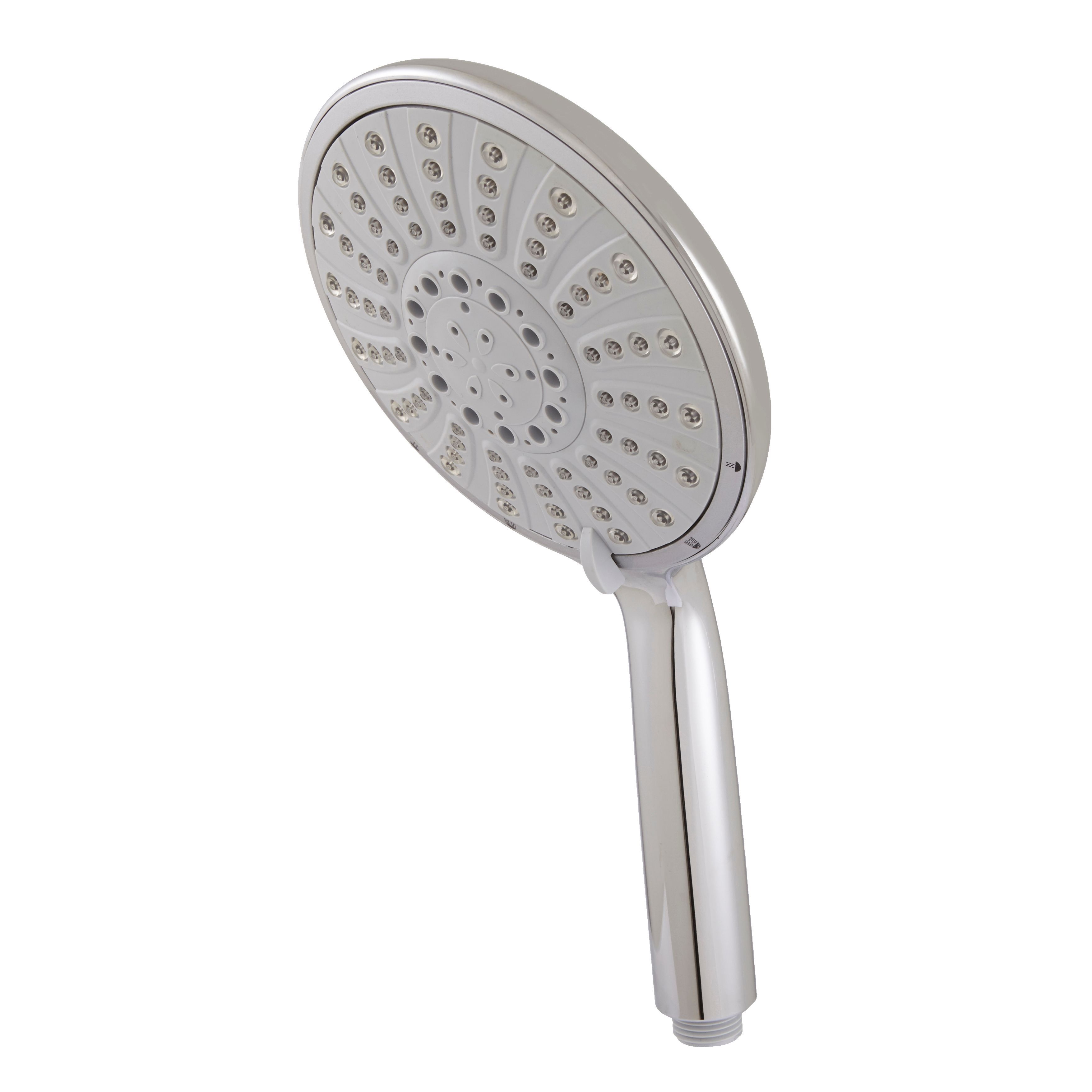 Cooke & Lewis 5spray pattern Chrome effect Shower head DIY at B&Q