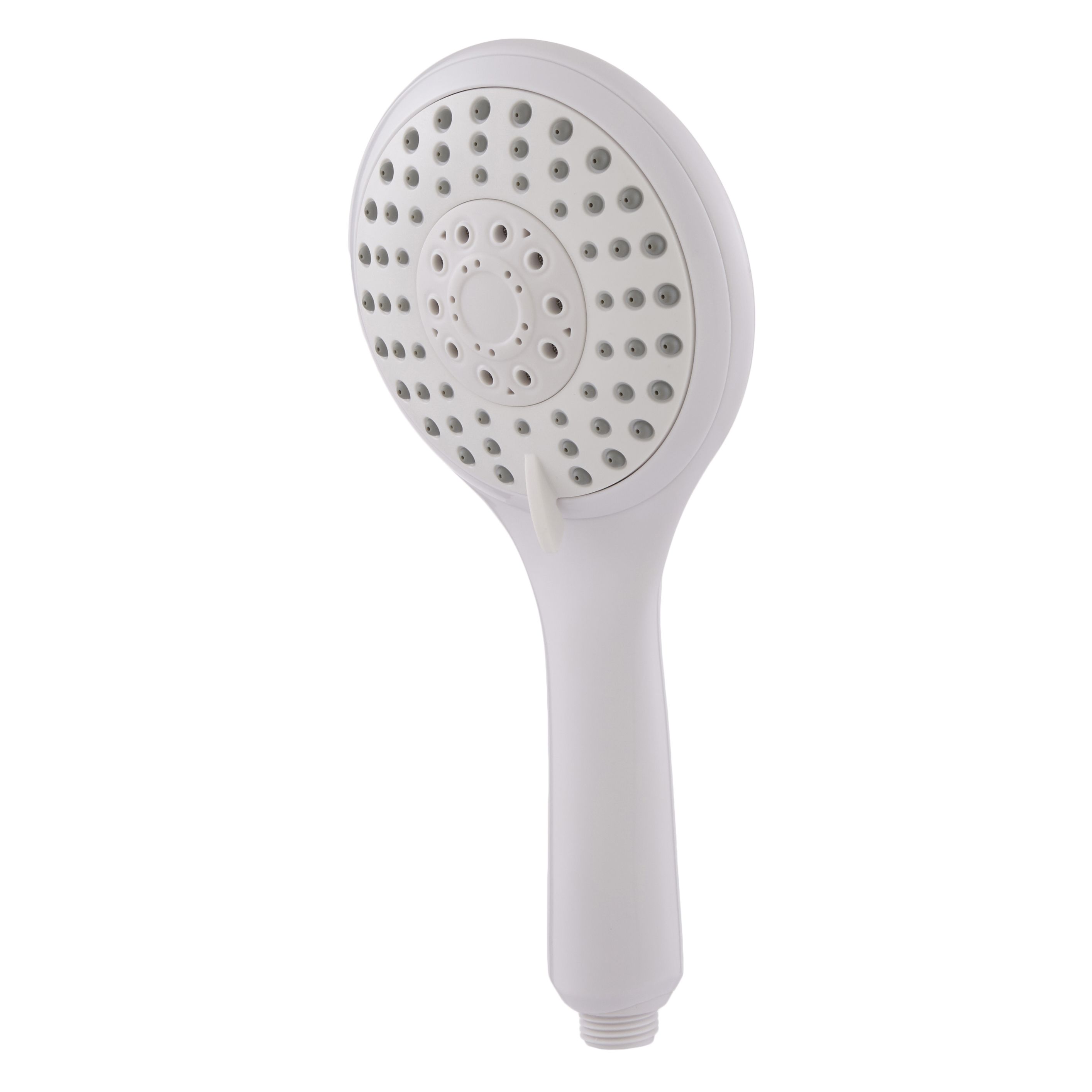 Cooke & Lewis 5spray pattern White Shower head DIY at B&Q
