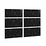Cooke & Lewis 6 drawer Gloss black Drawer front pack