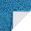 Cooke & Lewis Abava Blue Rectangular Bath mat (L)80cm (W)50cm