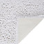 Cooke & Lewis Abava White Rectangular Bath mat (L)80cm (W)50cm