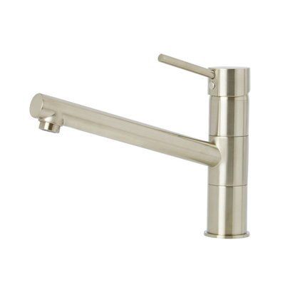 Cooke & Lewis Acroy Nickel effect Kitchen Monobloc Tap