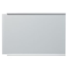 Cooke & Lewis Adelphi Gloss White Curved End Bath panel (W)750mm