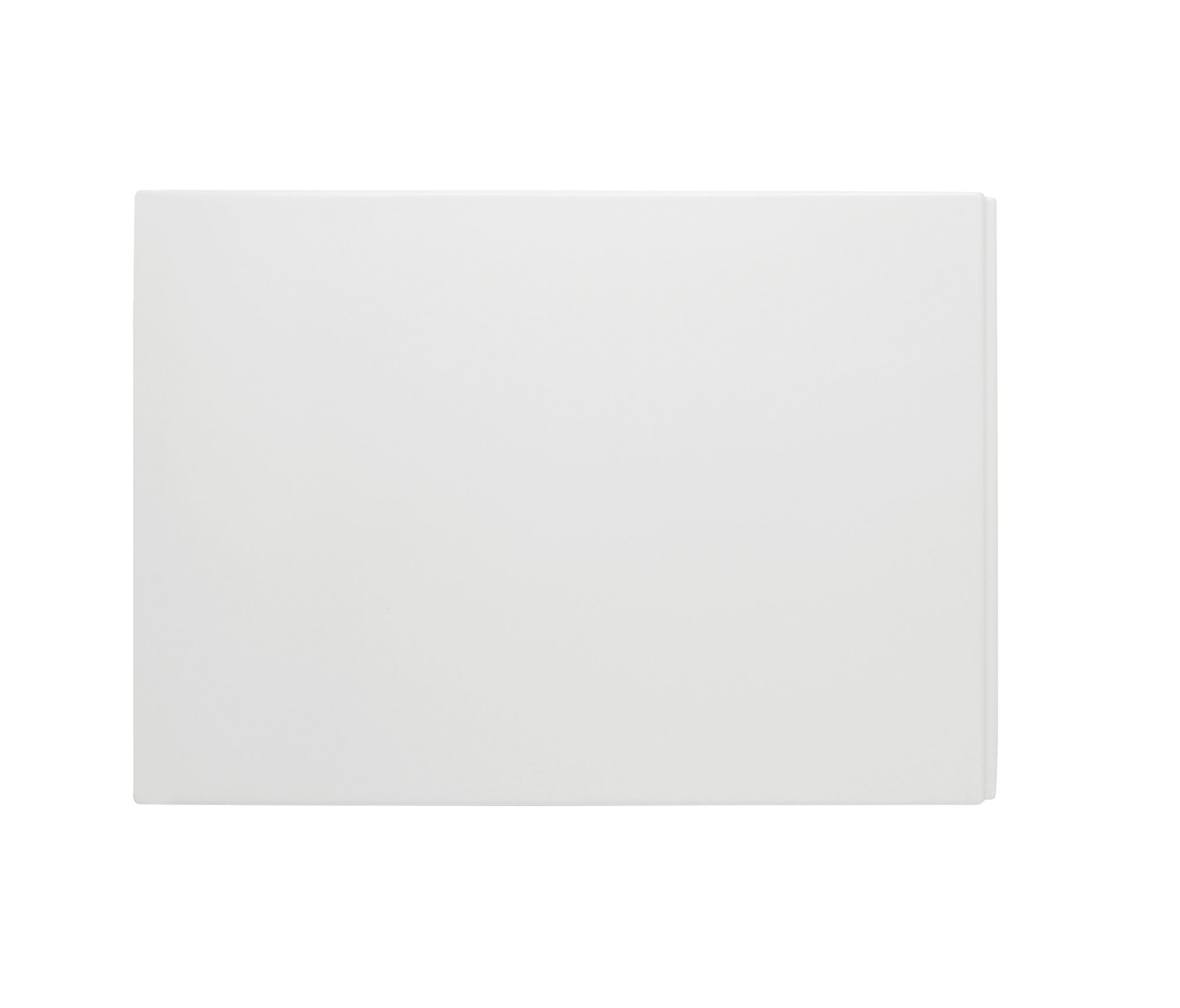 Cooke & Lewis Adelphi Gloss White L-shaped End Bath panel (H)51cm (W)70cm
