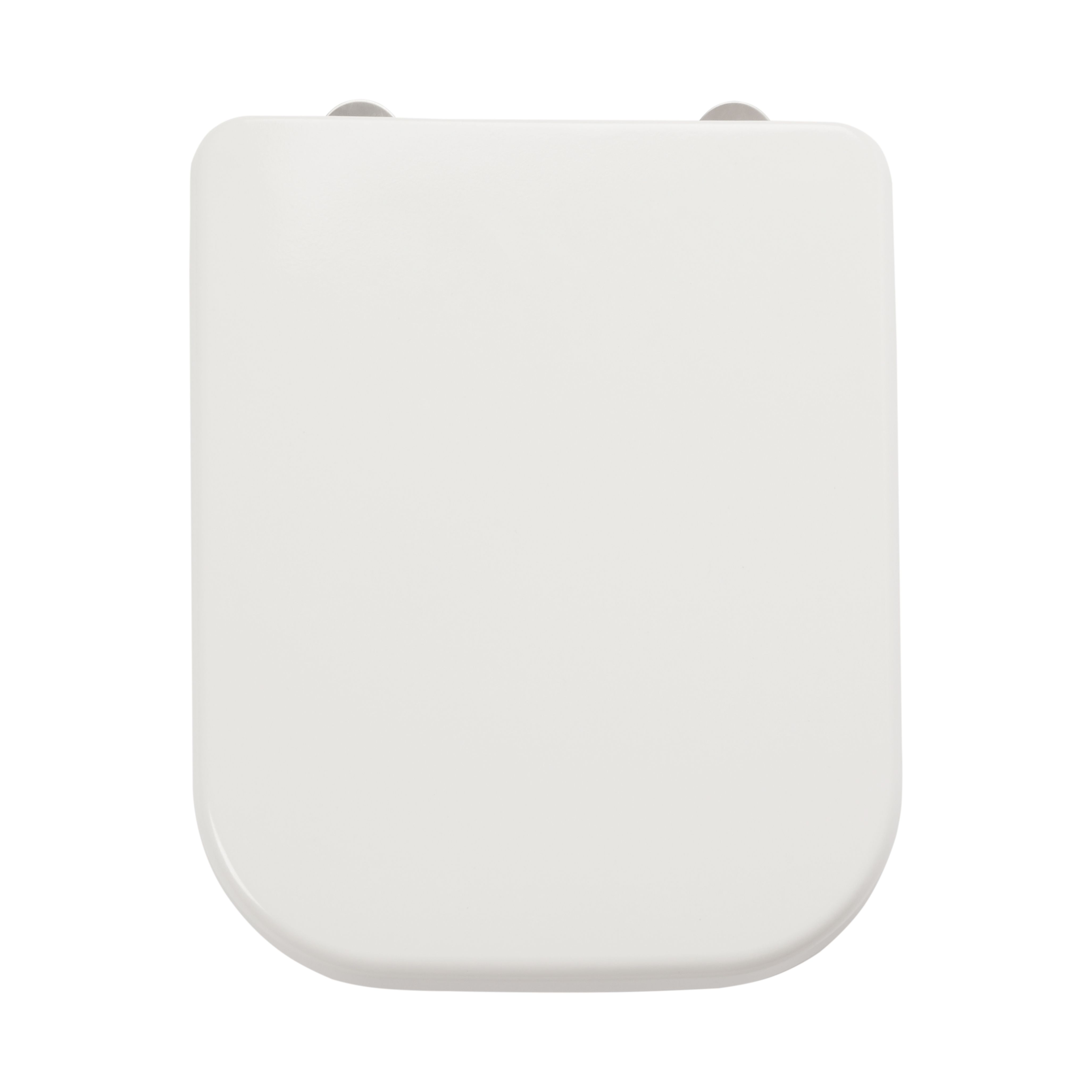 Cooke & Lewis Affini White Soft close Toilet seat