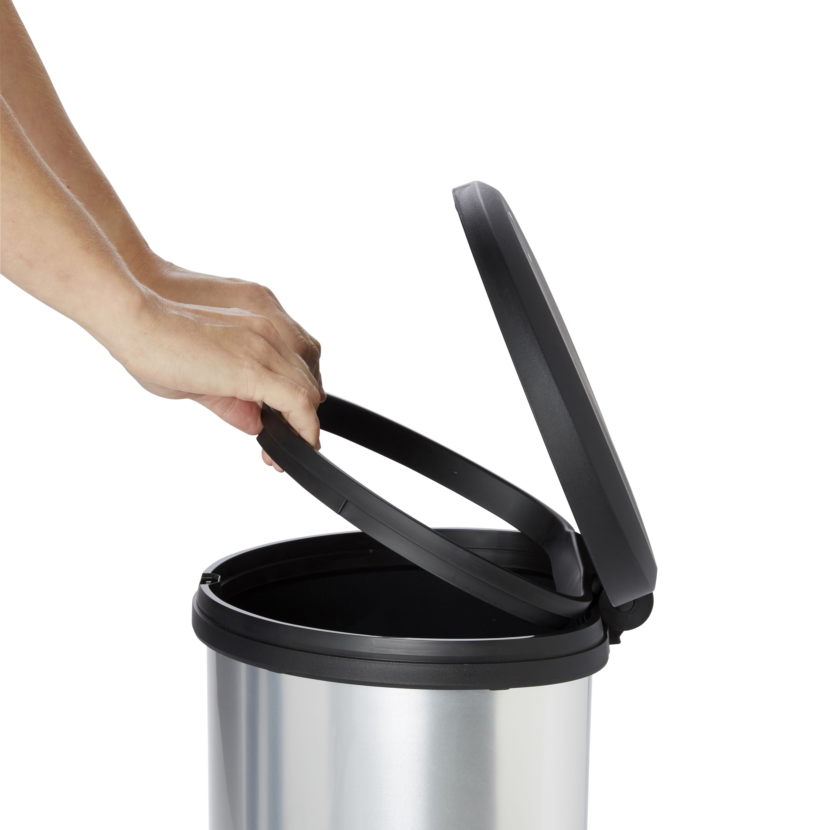 Cooke & Lewis Amphora Touch Plastic Touch Bin - 40L