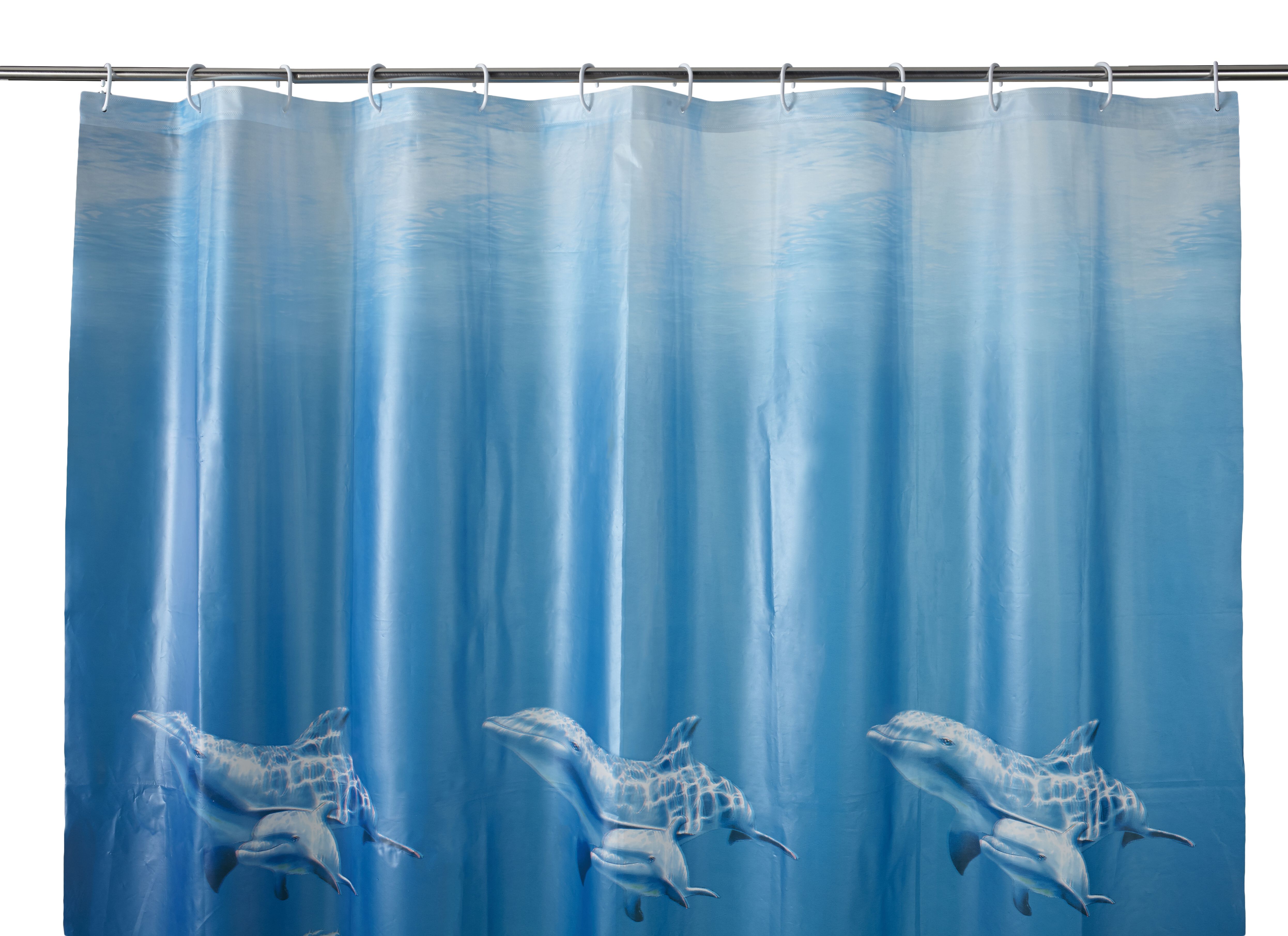 Cooke & Lewis Andrano Multicolour Seafloor Shower curtain (W)180cm