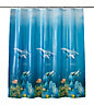 Cooke & Lewis Andrano Multicolour Seafloor Shower curtain (W)180cm