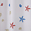 Cooke & Lewis Andrano Multicolour Starfish Shower curtain (W)180cm