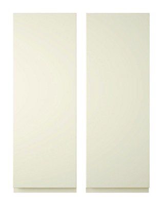Cooke & Lewis Appleby Cream Tall corner Cabinet door (W)250mm (H)895mm (T)22mm, Set of 2