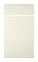 Cooke & Lewis Appleby Gloss cream Drawerline door & drawer front, (W)400mm (H)715mm (T)22mm