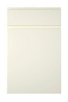 Cooke & Lewis Appleby Gloss cream Drawerline door & drawer front, (W)450mm (H)715mm (T)22mm