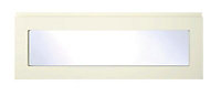 Cooke & Lewis Appleby Gloss cream Glazed bridging door & pan drawer front, (W)1000mm (H)356mm (T)22mm