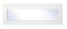 Cooke & Lewis Appleby Gloss white Glazed bridging door & pan drawer front, (W)1000mm (H)356mm (T)22mm