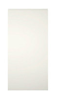 Cooke & Lewis Appleby High Gloss Cream Fridge/Freezer Cabinet door (W)600mm (H)1197mm (T)22mm