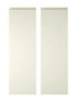 Cooke & Lewis Appleby High Gloss Cream Larder Cabinet door (W)300mm (H)1912mm (T)22mm, Set of 2