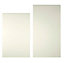 Cooke & Lewis Appleby High Gloss Cream Tall Cabinet door (W)600mm (H)2092mm (T)22mm, Set of 2