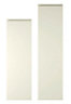 Cooke & Lewis Appleby High Gloss Cream Tall larder Cabinet door (W)300mm, Set of 2