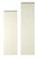 Cooke & Lewis Appleby High Gloss Cream Tall larder Cabinet door (W)300mm, Set of 2