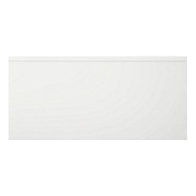 Cooke & Lewis Appleby High Gloss White Bridging Pan drawer front & bi ...