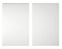 Cooke & Lewis Appleby High Gloss White Cabinet door (W)600mm (H)1912mm (T)22mm, Set of 2