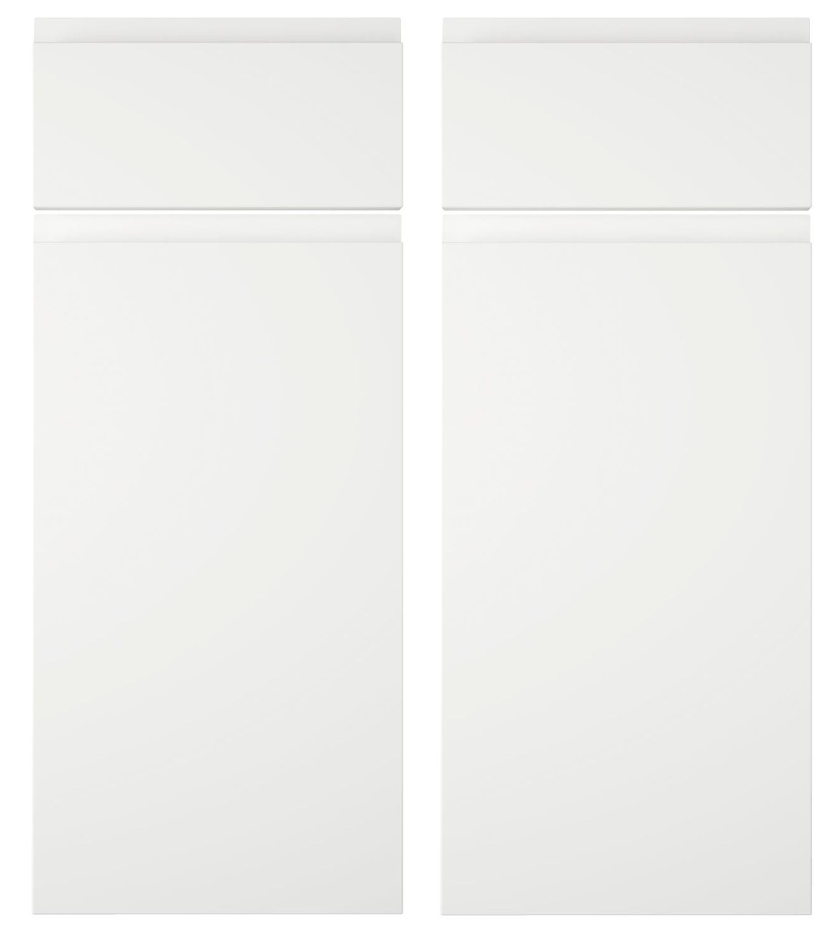 Cooke & Lewis Appleby High Gloss White door DIY at B&Q