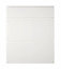 Cooke & Lewis Appleby High Gloss White Drawer front (W)600mm, Set of 3