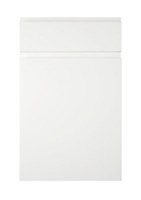Cooke & Lewis Appleby High gloss white Drawerline door & drawer front, (W)450mm (H)715mm (T)22mm