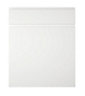 Cooke & Lewis Appleby High gloss white Drawerline door & drawer front, (W)600mm (H)715mm (T)22mm
