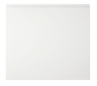 Cooke & Lewis Appleby High Gloss White Oven housing Cabinet door (W)600mm (H)557mm (T)22mm