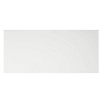 Cooke & Lewis Appleby High gloss white Pan drawer front & bi-fold door, (W)600mm (H)356mm (T)22mm