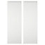 Cooke & Lewis Appleby High Gloss White Tall corner Cabinet door (W)250mm (H)895mm (T)22mm, Set of 2