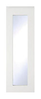 Cooke & Lewis Appleby High Gloss White Tall glazed Cabinet door (W)300mm (H)895mm (T)22mm